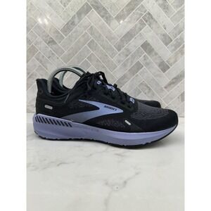 Brooks Launch GTS 9 Running Shoes Womens Size 8.5B 8.5 B Black Purple Sneakers